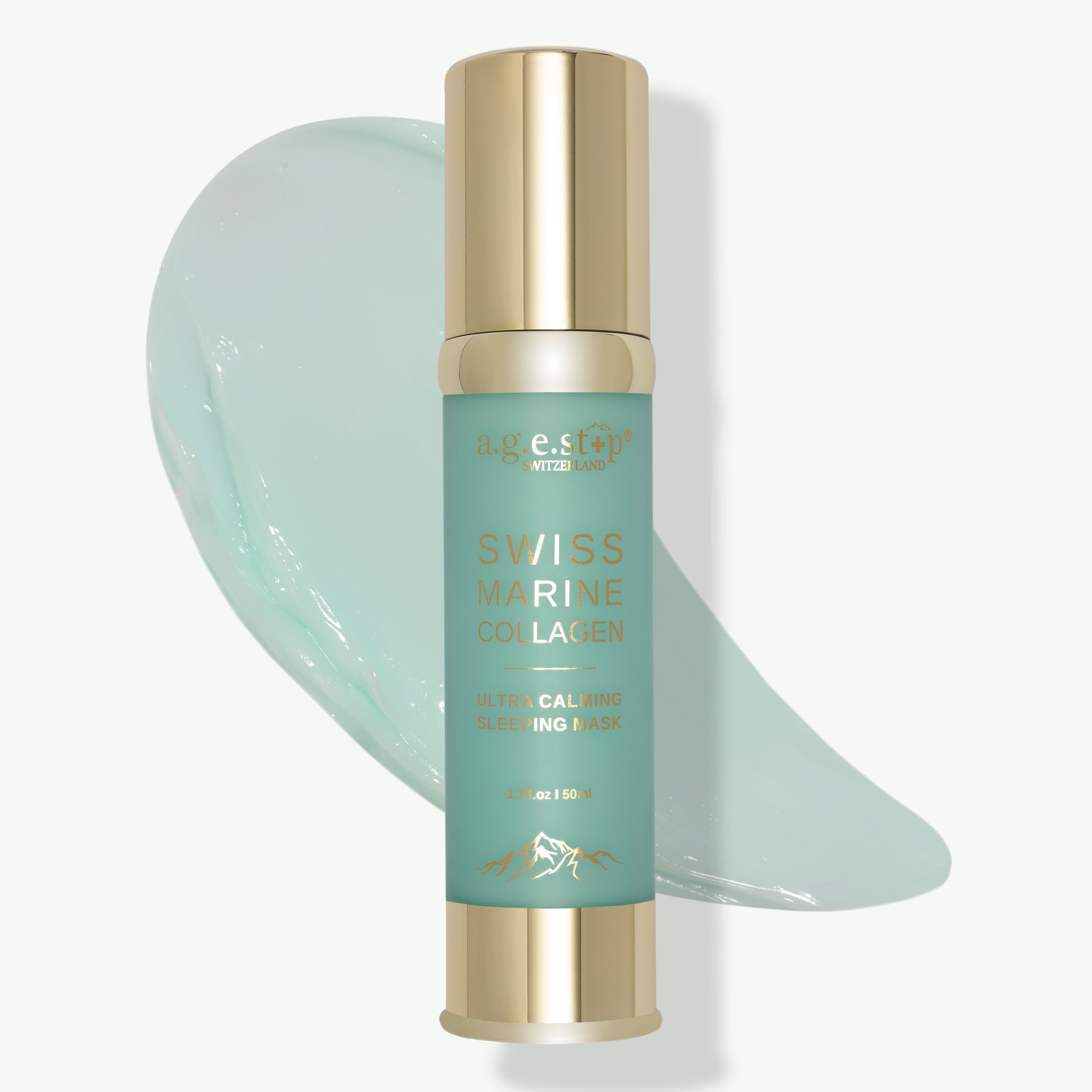 Swiss marine collagen sleeping mask for sensitive skin